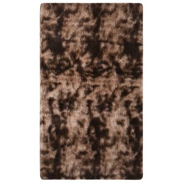 vidaXL Covor cu fir lung, gri taupe, 300x200 cm