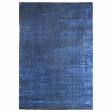 vidaXL Covor lavabil pliabil, bleumarin, 120x170 cm, poliester