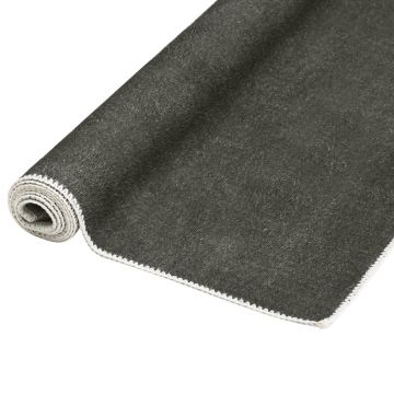 vidaXL Covor lavabil pliabil, gri taupe, 180x270 cm, poliester