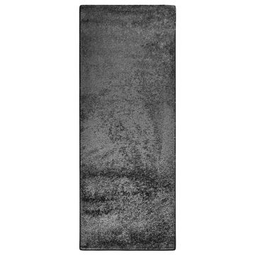 vidaXL Covor moale anti-alunecare, gri, 57x150 cm