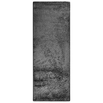 vidaXL Covor moale anti-alunecare, gri, 67x180 cm