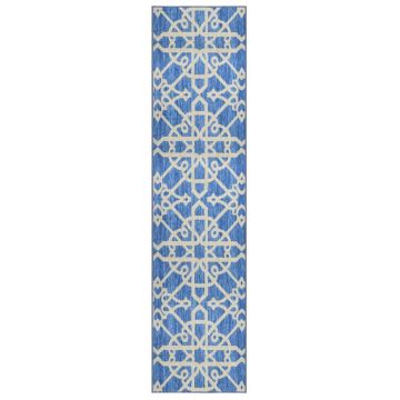 vidaXL Covor traversă, albastru, 80x350 cm vidaXL Covor traversă, albastru, 80x350 cm