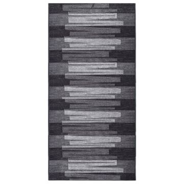 vidaXL Covor traversă, antracit, 100x350 cm, antiderapant vidaXL Covor traversă, antracit, 100x350 cm, antiderapant