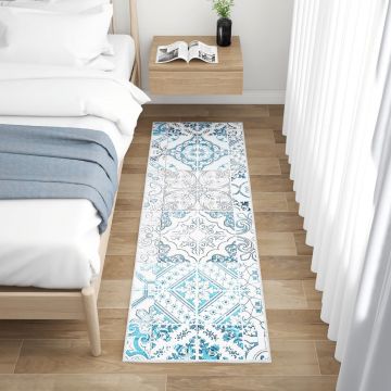 vidaXL Covor traversă cu imprimeu, lavabil, 60x200 cm, poliester