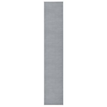 vidaXL Covor traversă, gri, 80x450 cm, BCF