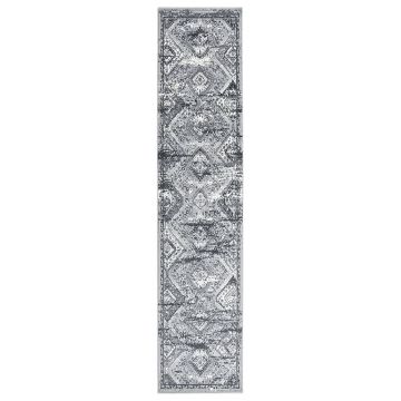 vidaXL Covor traversă, gri oriental, 100x500 cm, BCF