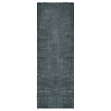 vidaXL Covor traversă lavabil pliabil, gri, 100x300 cm, poliester vidaXL Covor traversă lavabil pliabil, gri, 100x300 cm, poliester