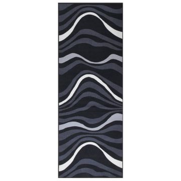vidaXL Covor traversă, negru, 80x250 cm vidaXL Covor traversă, negru, 80x250 cm