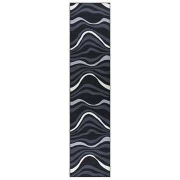 vidaXL Covor traversă, negru, 80x400 cm vidaXL Covor traversă, negru, 80x400 cm