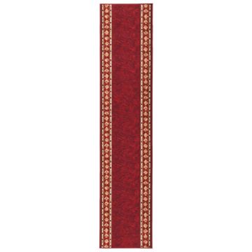 vidaXL Covor traversă, roșu, 67x400 cm, antiderapant