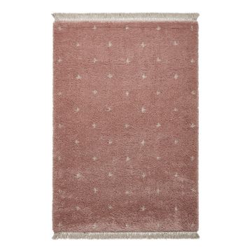 Covor Think Rugs Boho Dots, 120 x 170 cm, roz ieftin