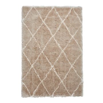 Covor Think Rugs Morocco, 120 x 170 cm, bej-crem