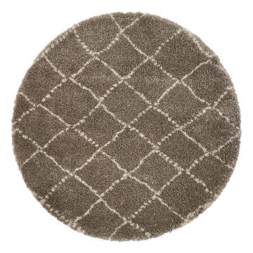 Covor Think Rugs Royal Nomadic, ø 160 cm, gri