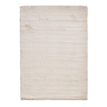 Covor Think Rugs Super Teddy, 120 x 170 cm, alb crem ieftin