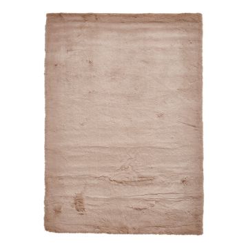 Covor Think Rugs Teddy, 60 x 120 cm, maro deschis ieftin