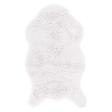 Blană artificială Tiseco Home Studio Sheepskin, 80 x 150 cm, alb