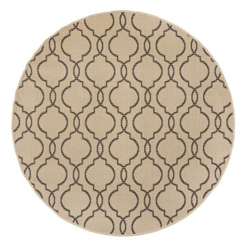 Covor de exterior Flair Rugs Milan, ø 160 cm, bej