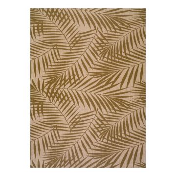 Covor de exterior Universal Palm, 100 x 150 cm, maro-bej