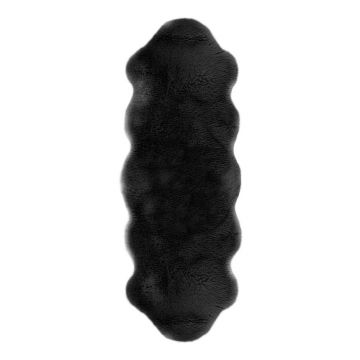 Blană de oaie artificială Tiseco Home Studio Lambskin, 60 x 180 cm, negru Blană de oaie artificială Tiseco Home Studio Lambskin, 60 x 180 cm, negru