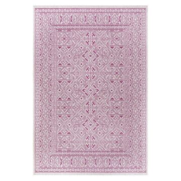 Covor adecvat pentru exterior NORTHRUGS Cuadrado, 160 x 230 cm, violet - bej