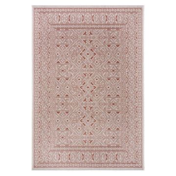 Covor adecvat pentru exterior NORTHRUGS Cuadrado, 70 x 140 cm, portocaliu - bej