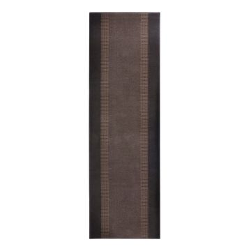 Covor tip traversă Hanse Home Basic, 80 x 350 cm, maro