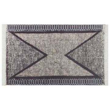 Covor Eko rezistent, AR 02 - Grey, 100% bumbac,  80 x 300 cm Covor Eko rezistent, AR 02 - Grey, 100% bumbac,  80 x 300 cm