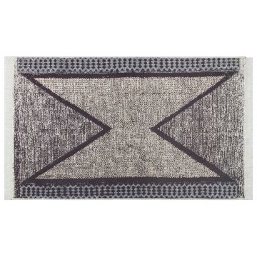 Covor Eko rezistent, AR 02 - Grey, 80x150 cm, 100% bumbac,  80 x 150 cm Covor Eko rezistent, AR 02 - Grey, 80x150 cm, 100% bumbac,  80 x 150 cm