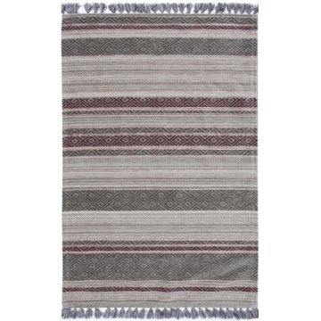 Covor Eko rezistent, IN 02 - Cream, Lilac, 100% acril, 160 x 230 cm Covor Eko rezistent, IN 02 - Cream, Lilac, 100% acril, 160 x 230 cm