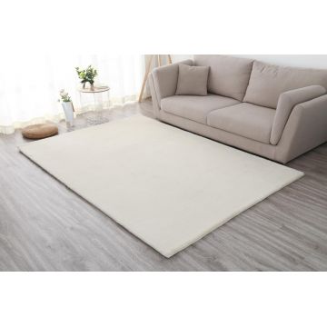 Covor Shaggy soft, Heinner, 160x230 cm, poliester/bumbac, crem