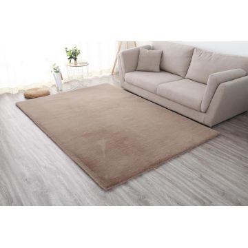 Covor Shaggy soft, Heinner, 160x230 cm, poliester/bumbac, maro