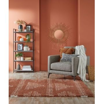 Covor Zane Terracotta, Flair Rugs, 120 x 170 cm, polipropilena, maro Covor Zane Terracotta, Flair Rugs, 120 x 170 cm, polipropilena, maro