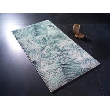 Covoras de baie Jungle, Confetti, 80x140 cm, verde