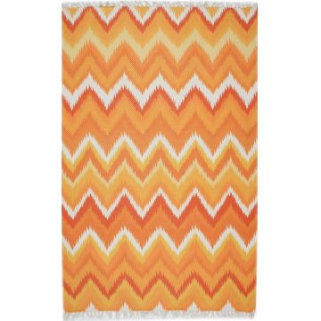 Covor Eko rezistent, BD 03 - Orange, 100% poliester,  120 x 180 cm Covor Eko rezistent, BD 03 - Orange, 100% poliester,  120 x 180 cm