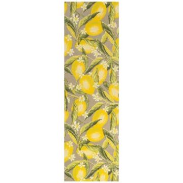 Covor pentru bucatarie Limoni, Decorino, 67x150 cm, poliester, galben Covor pentru bucatarie Limoni, Decorino, 67x150 cm, poliester, galben