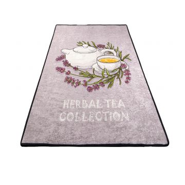 Covor bucatarie Tea Time, 80 x 120 cm, Violet