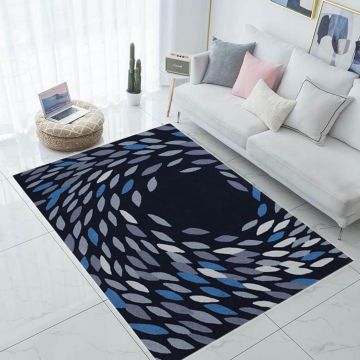 Covor Hurricane Bedora,100x200 cm, 100% lana, multicolor, finisat manual