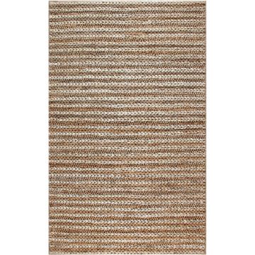 Covor lucrat manual Eko, Flatweave Choti S11152 - Natural, 100% iuta, 170 x 240 cm