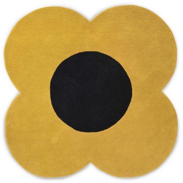 Covor Orla Kiely Flower diametru 200cm 61306 Sunshine