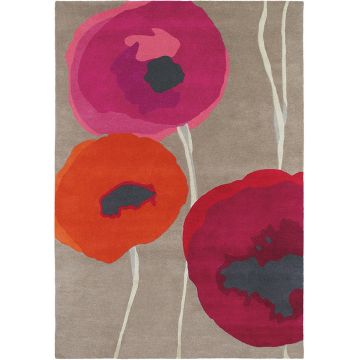 Covor Sanderson Poppies 140x200cm 45700 rosu-orange