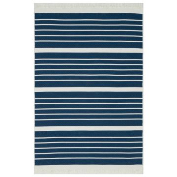 vidaXL Covor, albastru marin, 160x230 cm, bumbac