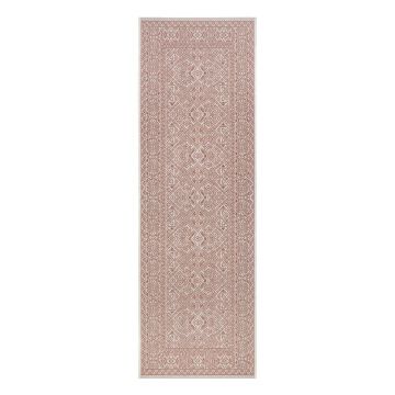 Covor adecvat pentru exterior NORTHRUGS Cuadrado, 70 x 200 cm, portocaliu - bej