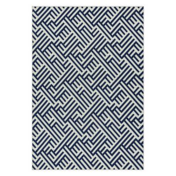 Covor Asiatic Carpets Antibes, 120 x 170 cm, albastru-alb