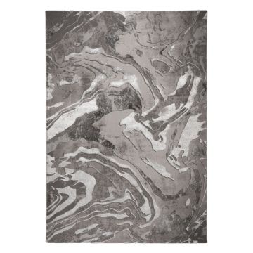 Covor gri Flair Rugs Marbled, 120 x 170 cm