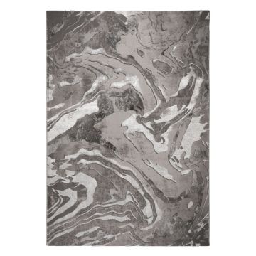 Covor Flair Rugs Marbled, 160 x 230 cm, gri ieftin