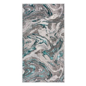 Covor Flair Rugs Marbled, 160 x 230 cm, gri-albastru ieftin