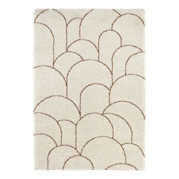 Covor Mint Rugs Allure Thane, 120 x 170 cm, alb-crem