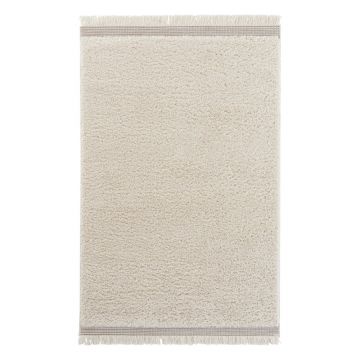 Covor Mint Rugs New Handira Lompu, 155 x 230 cm, alb-crem