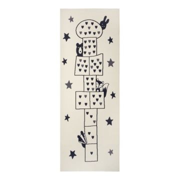 Covor pentru copii Hanse Home Adventures Jump, 100 x 250 cm, crem Covor pentru copii Hanse Home Adventures Jump, 100 x 250 cm, crem