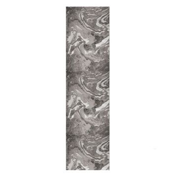 Covor tip traversă Flair Rugs Marbled, 60 x 230 cm, gri